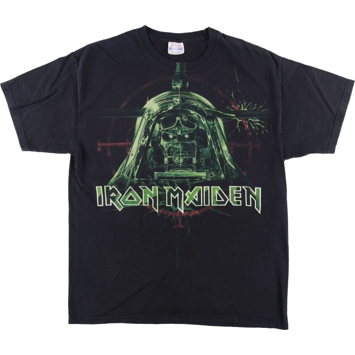古着 ヘインズ Hanes IRON MAIDEN アイアンメイデン バンドTシャツ バンT メンズL相当/eaa575436