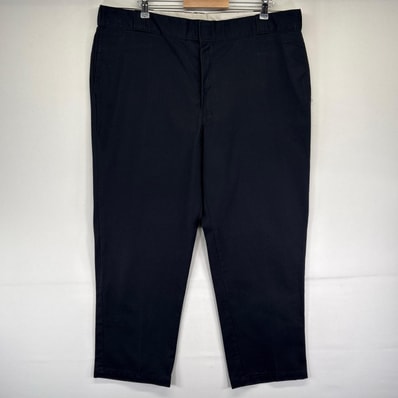 古着 ディッキーズ Dickies パンツ 874 大きいサイズ ワークパンツ オリジナルフィット チノパン テーパード ブラック系 メンズ