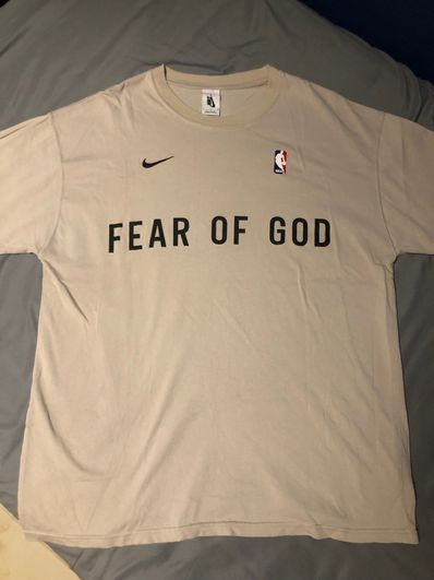 FEAR OF GOD / Nike Warm Up T-Shirt "Oatmeal"