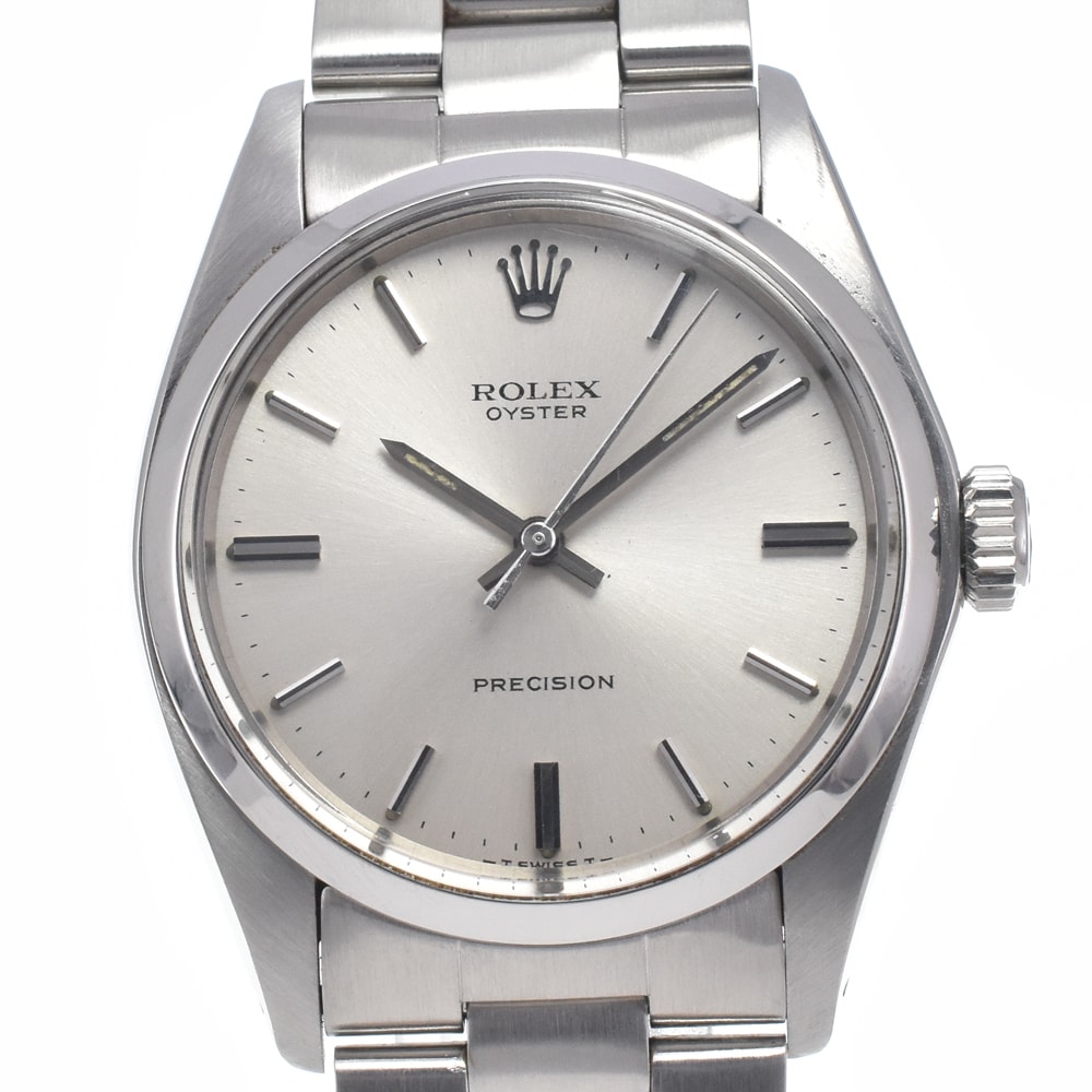 ロレックス ROLEX 6426 ヴィンテージ オイスター プレシジョン Cal.1225 シルバー 手巻き メンズ 良品 腕時計 I#147411
