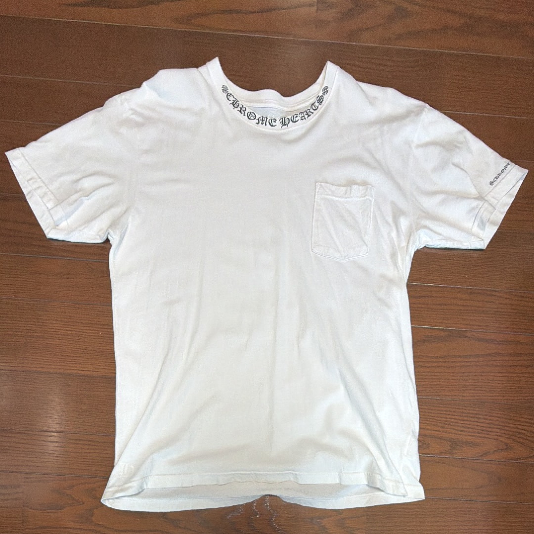 Chrome Hearts Neck Logo S/S T-Shirt "White/Black"