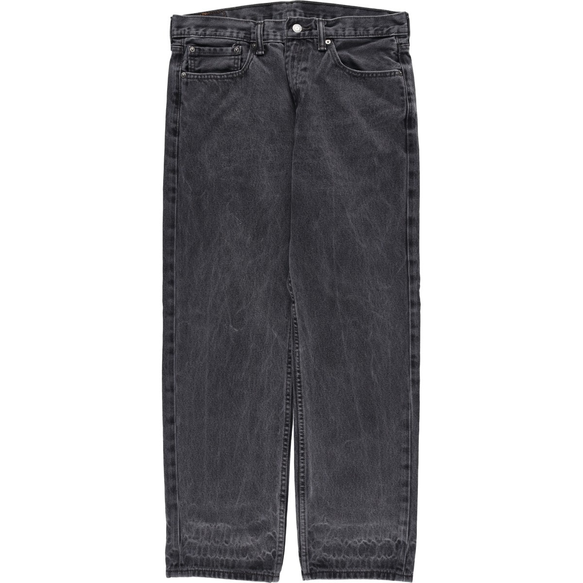 古着 リーバイス Levi's 505 ブラックデニム テーパードデニムパンツ メンズw35相当/eaa614682