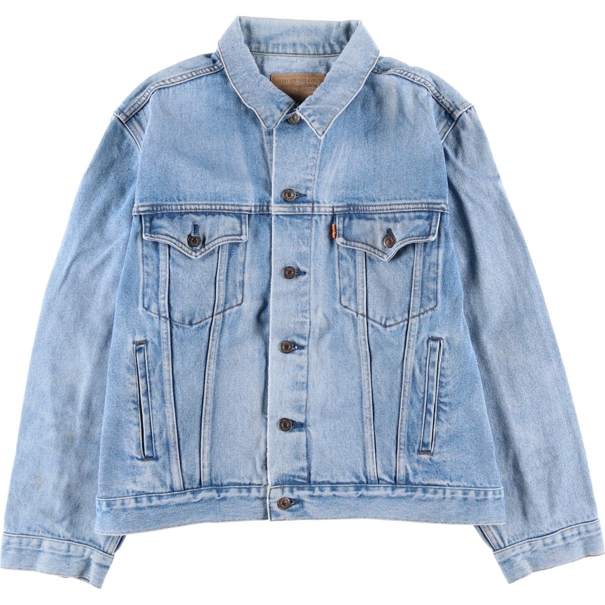 古着 ~90年代 リーバイス Levi's 75515-0212 オレンジタブ デニムジャケット Gジャン メンズL相当 ヴィンテージ/eaa608773