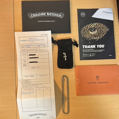 Chrome Hearts CH Cross Baby Fat Charm "Silver"