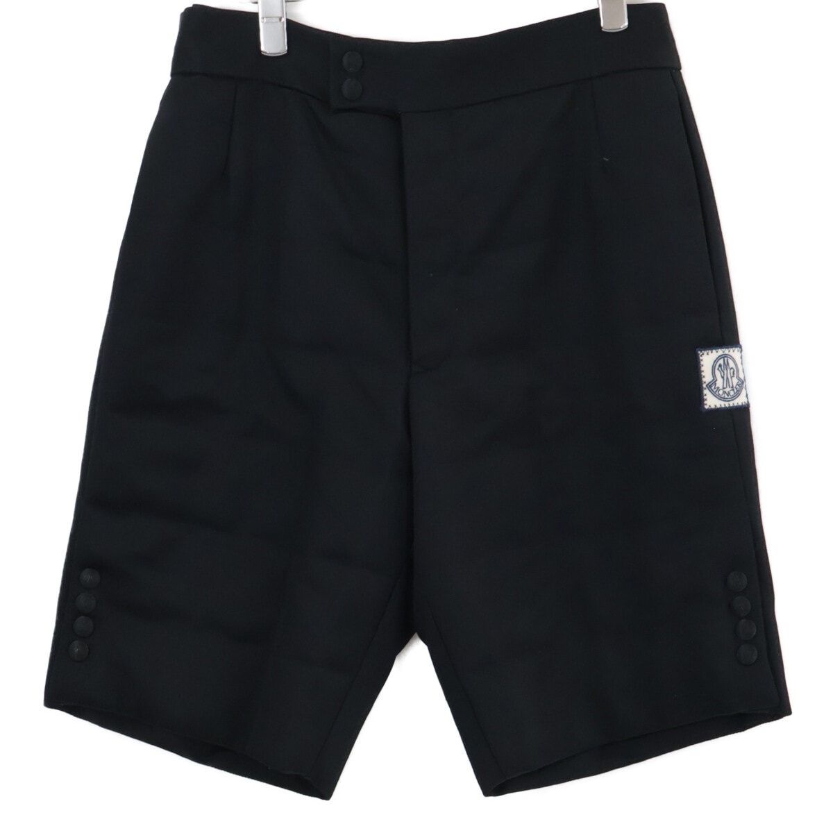 モンクレール GAMME BLUE ガム ブルー 920-391-13000 ウール ダウン ショートパンツ O