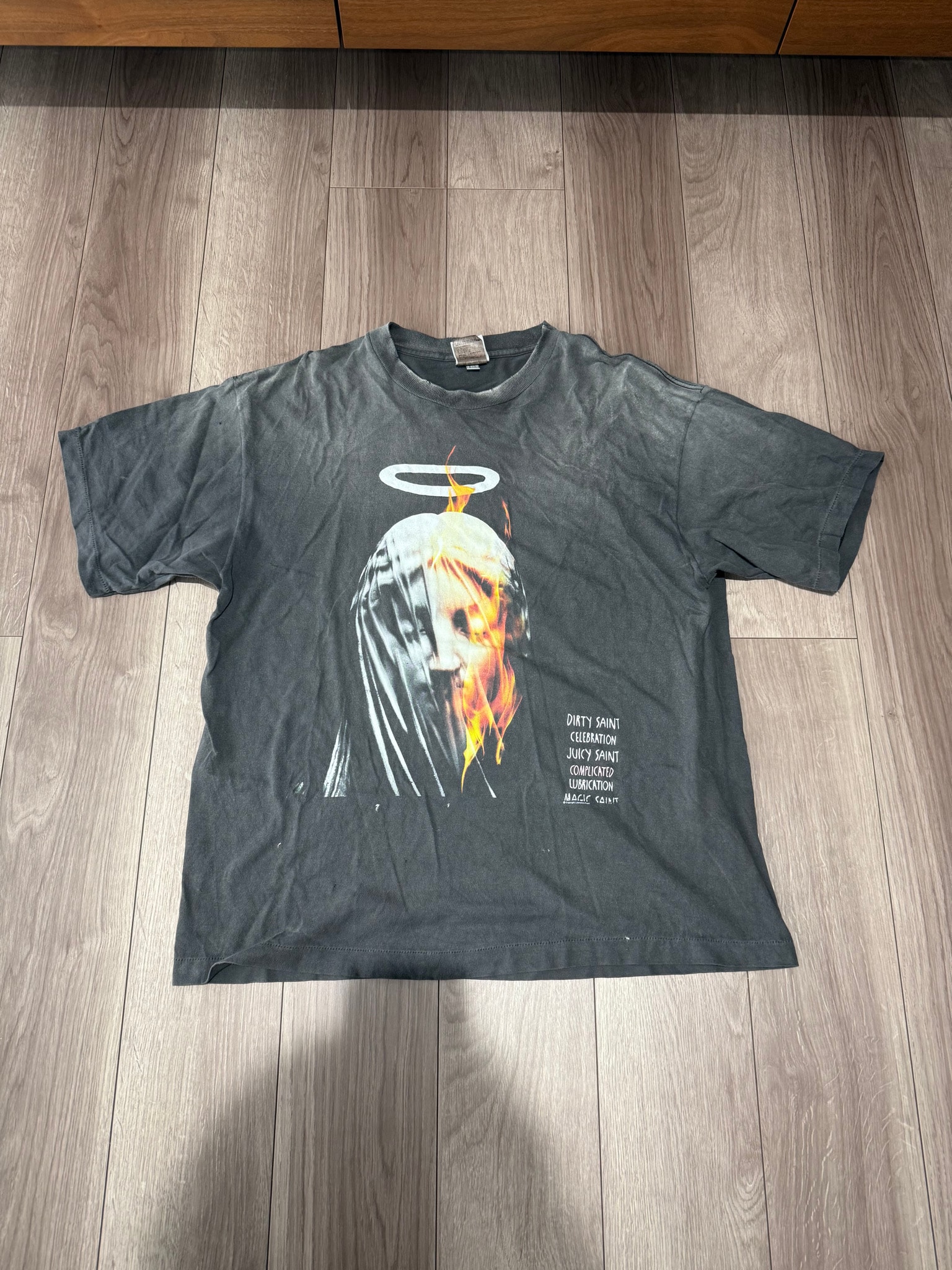 SAINT Mxxxxxx SS Tee Devil Daddy "Black" SM-HR8-0000-002