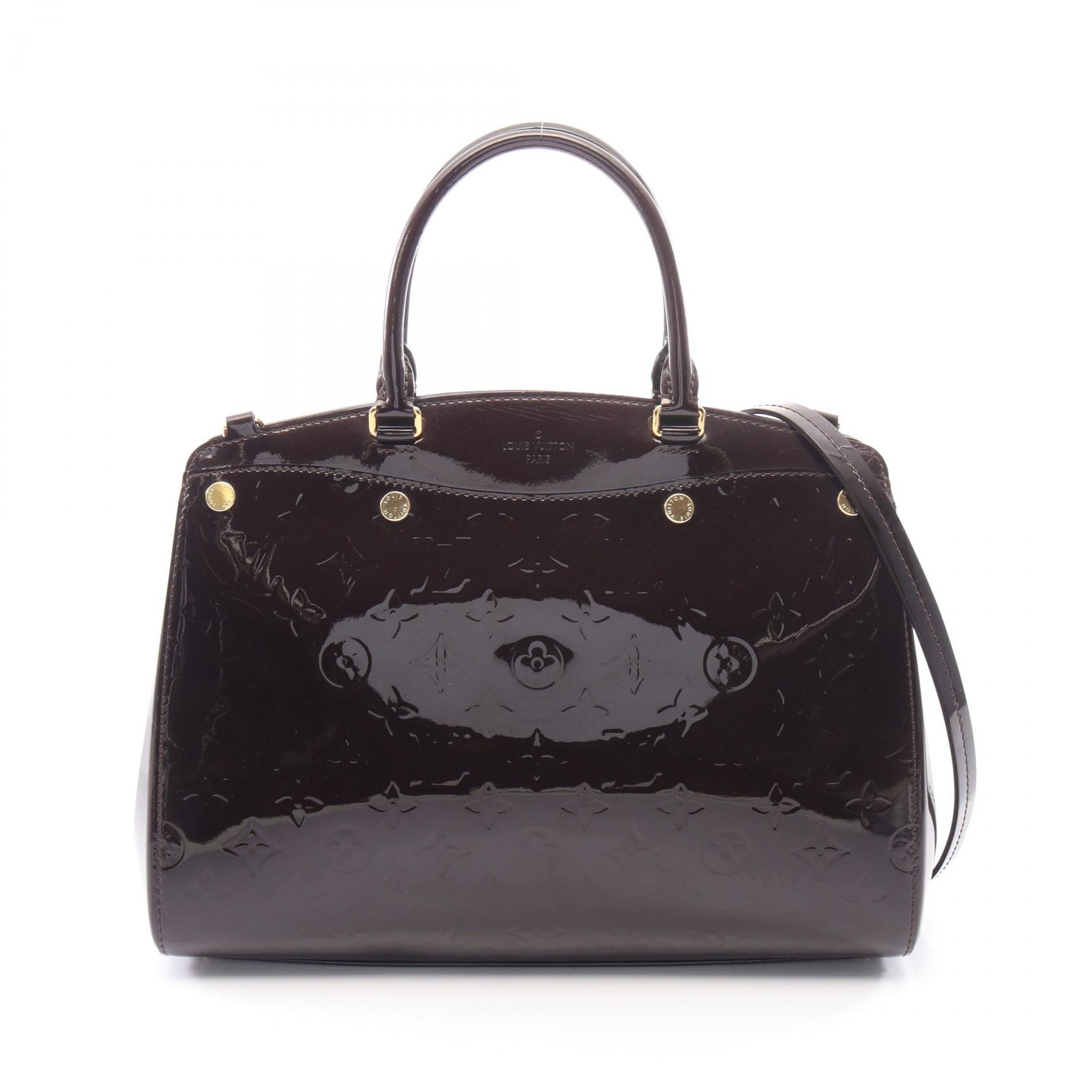 ルイ・ヴィトン LOUIS VUITTON ブレアMM 2WAY ハンドバッグ バッグ レザー ヴェルニ アマラント レディース ボルドー系 M50597 【中古】