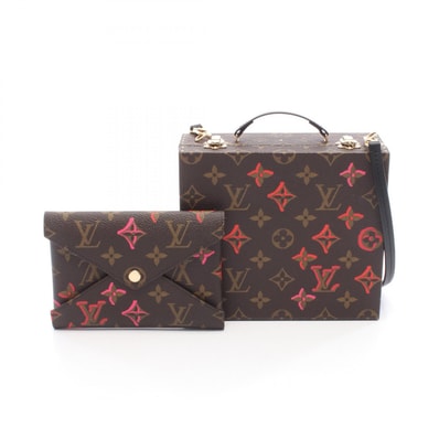 ルイ・ヴィトン LOUIS VUITTON モバイルボックス モノグラムフォーリンラブ ハンドバッグ バッグ PVCコーティングキャンバス レザー モノグラム レディース ブラウン系 / マルチカラー 【中古】
