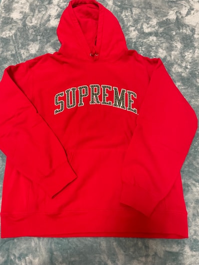 Supreme Stars Arc Hooded Sweatshirt "Red"
