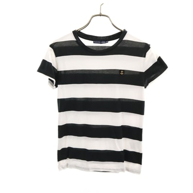 RALPH LAUREN ラルフローレン ボーダー柄 半袖 Tシャツ M ホワイト