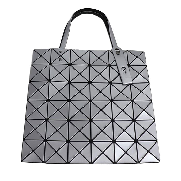 ISSEY MIYAKE イッセイミヤケ バオバオ ルーセント メタリック ハンドバッグ シルバー BB53AG053 メンズ【未使用】【買取品】