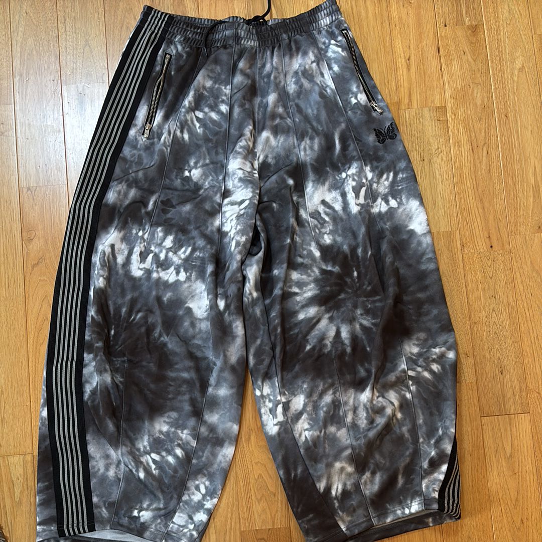 Needles HD Track Pant P/S Tie Dye Print "Black"