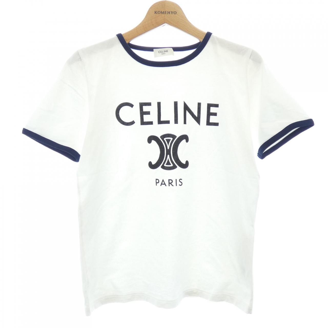 セリーヌ CELINE CELINE PARIS Tシャツ トリオンフ TRIOMPHE 2X872671Q Tシャツ