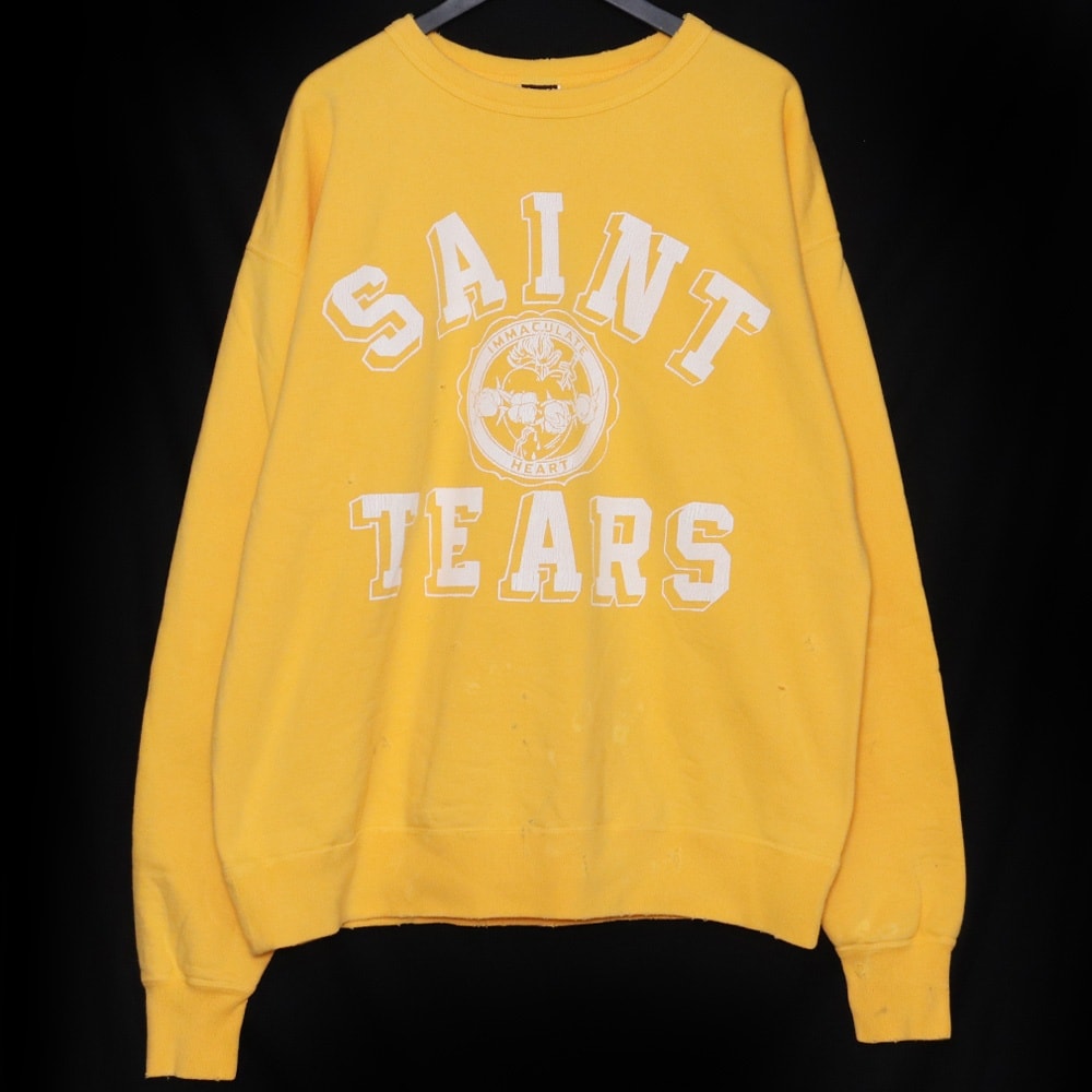 セントマイケル x デニムティアーズ スターズ スウェット "イエロー"