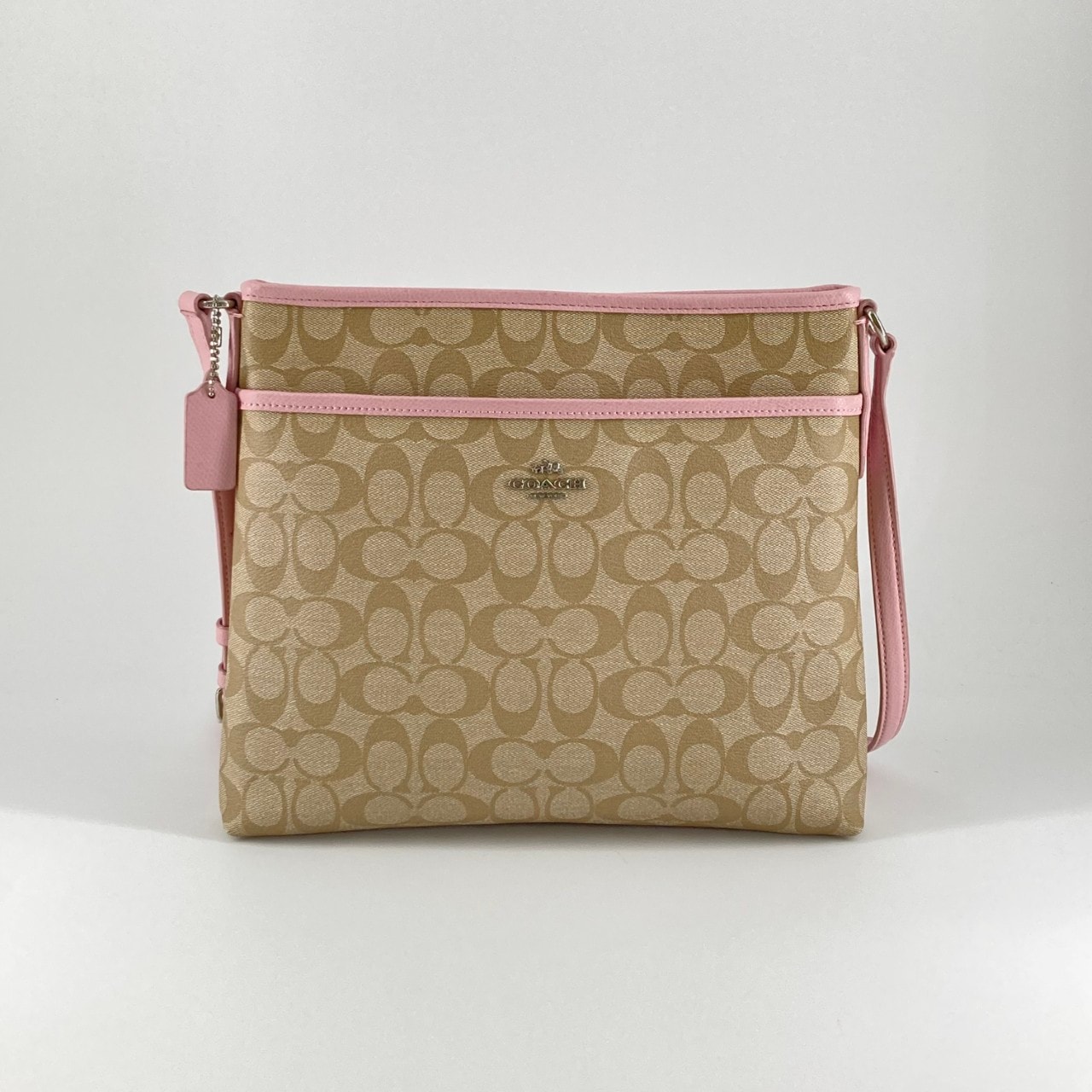 COACH(コーチ) シグネチャー柄 F34938 ショルダーバッグ ピンク