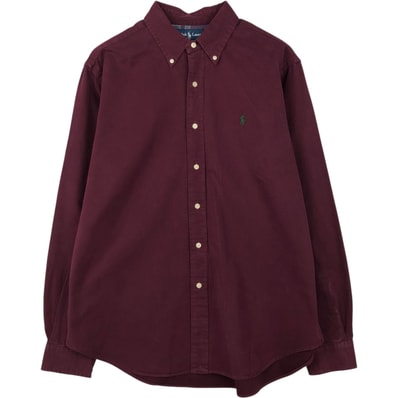古着 ラルフローレン Ralph Lauren CLASSIC FIT クラシックフィット 長袖 ボタンダウンシャツ メンズL相当/eaa643848