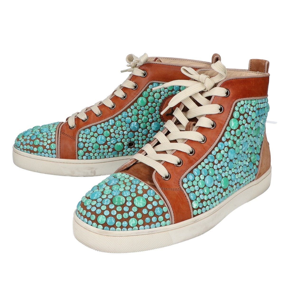 クリスチャンルブタン  擬石 MINEROM INDIANA ハイカットスニーカー 41