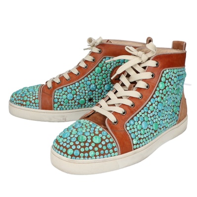 クリスチャンルブタン 擬石 MINEROM INDIANA ハイカットスニーカー 41