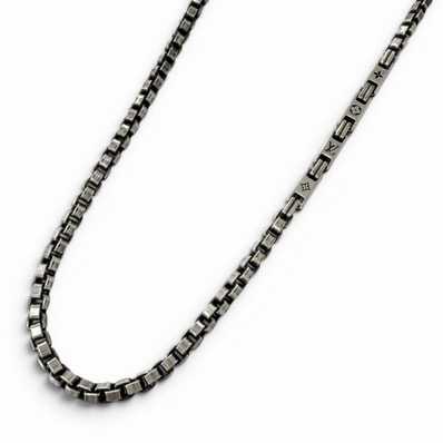美品 ルイヴィトン ネックレス ネックレス LVテーラー シルバー M02027