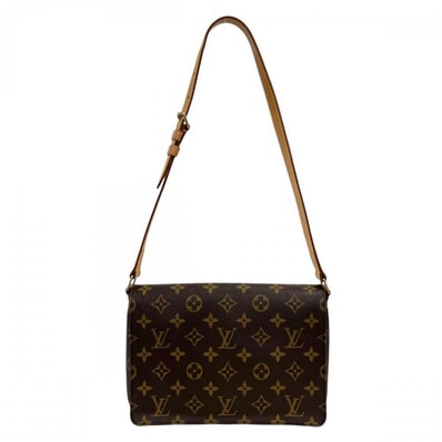 LOUIS VUITTON ルイヴィトン ショルダーバッグ ミュゼット・タンゴ 肩掛け M51388 モノグラムキャンバス ブラウン 茶 ゴールド金具 レディース【中古品】