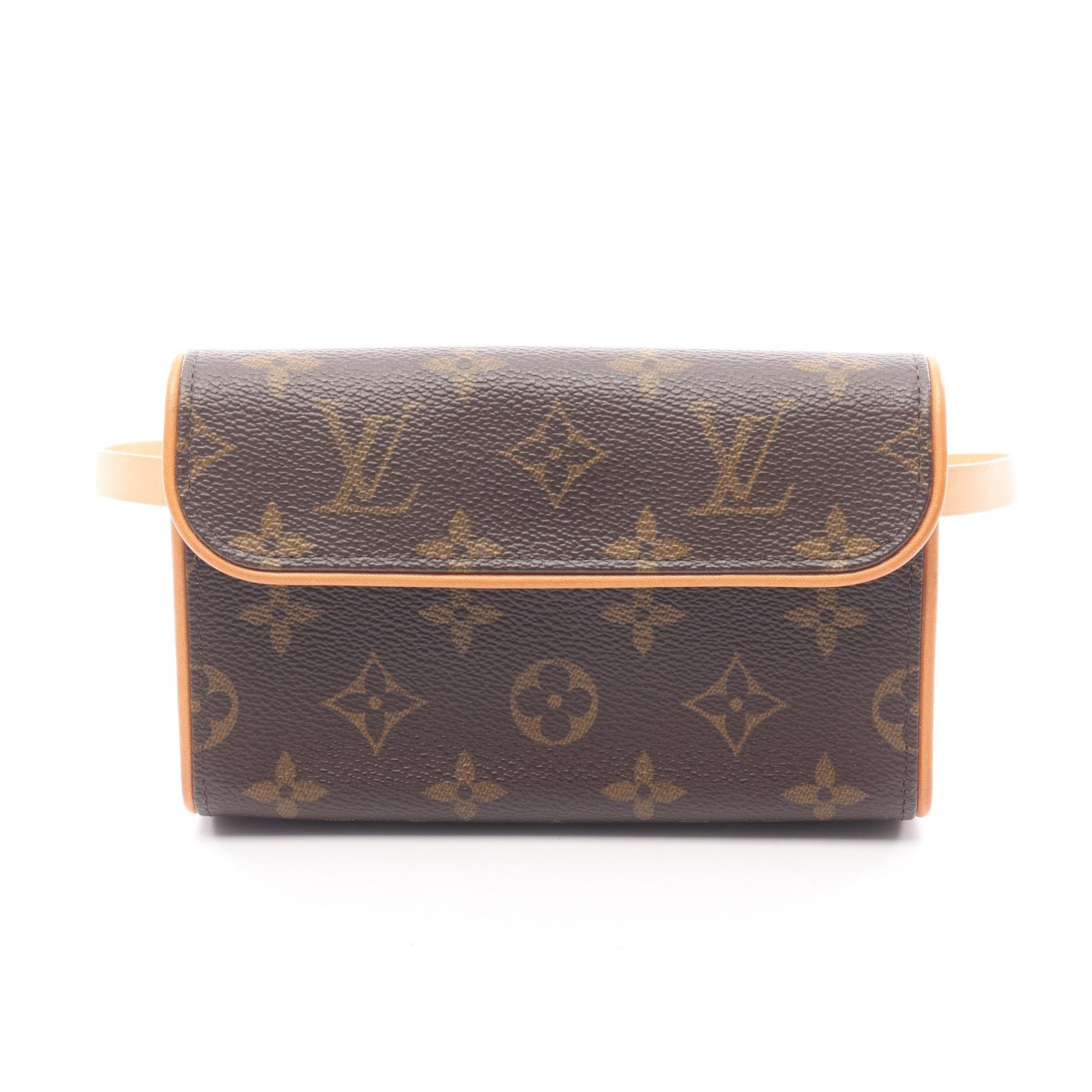 ルイ・ヴィトン LOUIS VUITTON ポシェットフロランティーヌ ウエストバッグ ボディバッグ バッグ PVCコーティングキャンバス レザー モノグラム レディース ブラウン系 M51855 【中古】