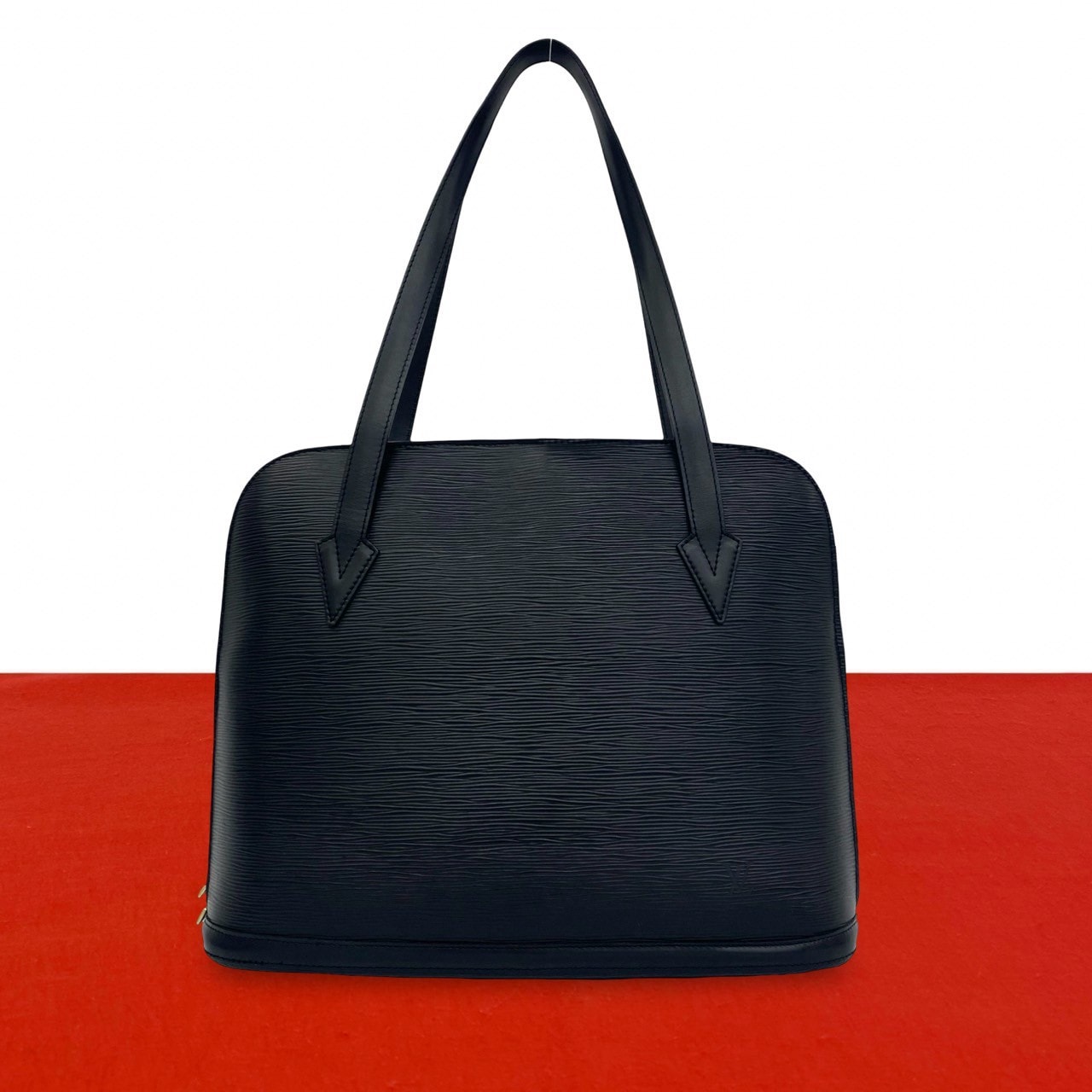 LOUIS VUITTON ルイヴィトン リュサック エピ レザー トートバッグ ノワール ブラック
478-7