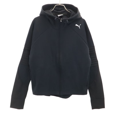 PUMA プーマ 長袖 ジップパーカー L ブラック