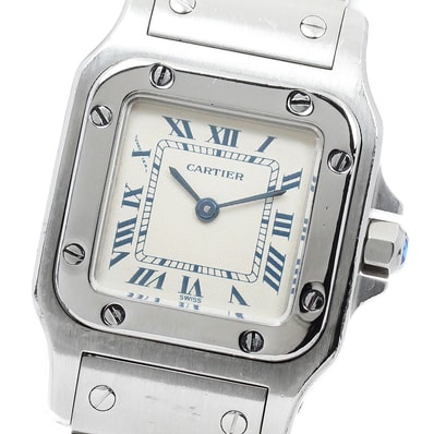 カルティエ サントスガルベSM W20017D6 レディース 【中古】
