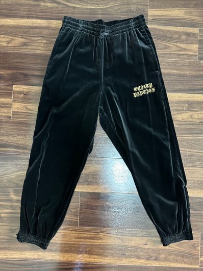 WACKO MARIA Velvet Track Pants "Black"