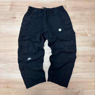 PEACEMINUSONE PMO x NIKE Wide Pants "Black" / G-DRAGON