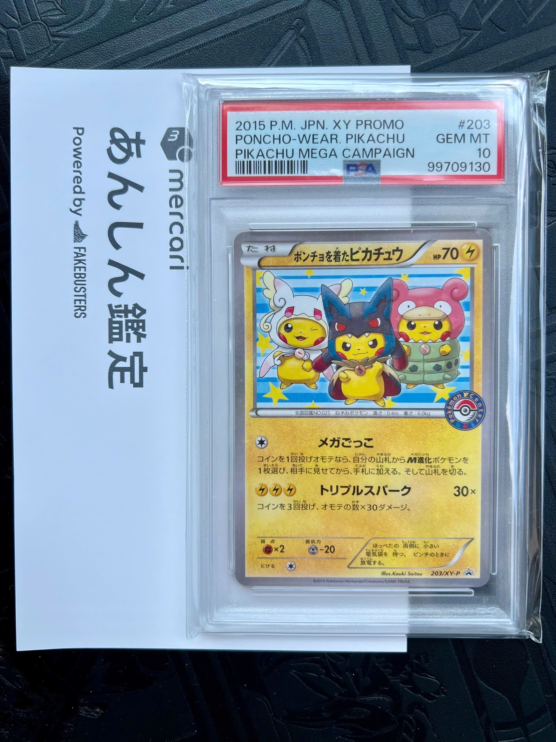 ポンチョを着たピカチュウ: プロモ (ポンチョピカチュウ) [XY-P 203/XY-P](プロモーションカード「XY-P」)