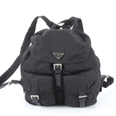 ■美品 プラダ テスート ナイロントライアングルロゴリュックサック