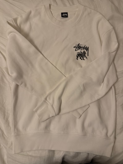 Stussy Rasta Lion Pigment Dyed Crew "Natural" (FA24)