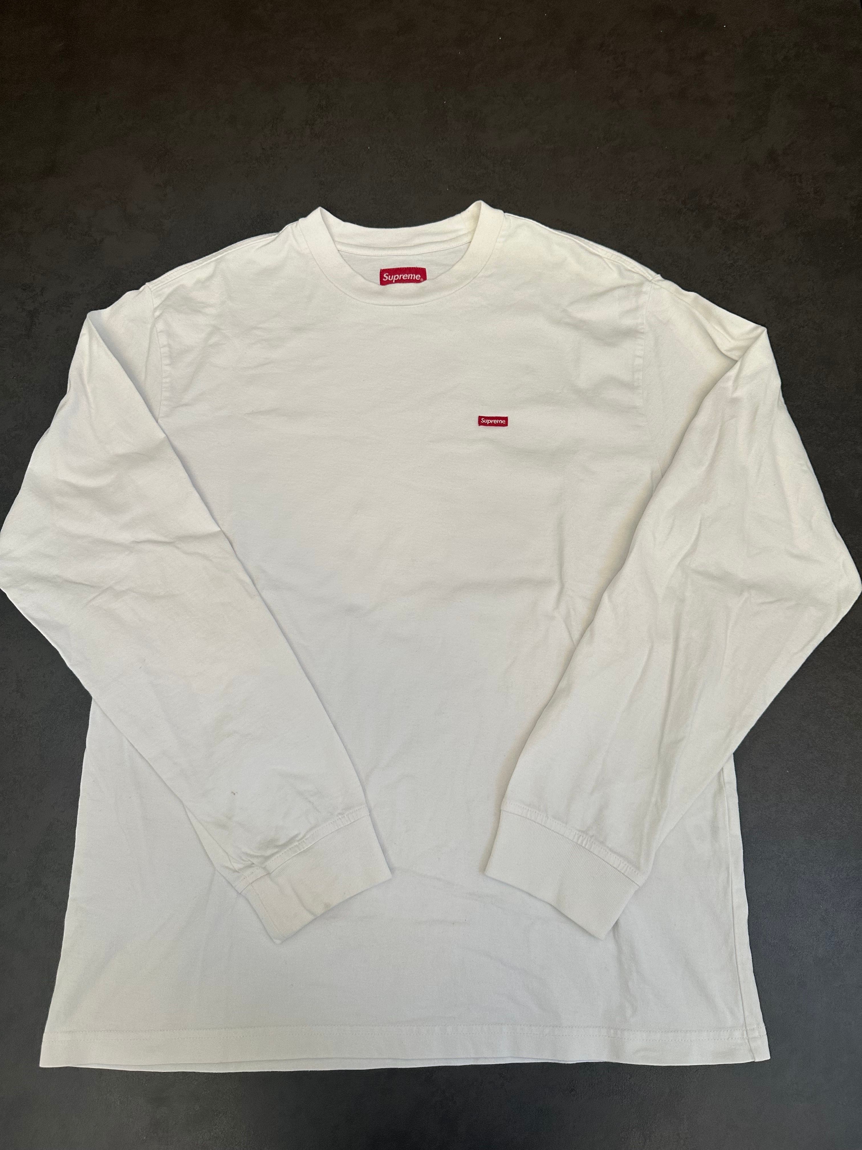 Supreme Small Box L/S Tee "White" (24FW)