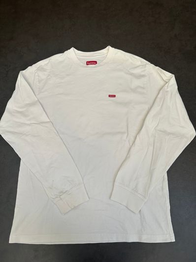 Supreme Small Box L/S Tee "White" (24FW)