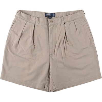 古着 ラルフローレン Ralph Lauren POLO by Ralph Lauren ツータック チノショーツ ショートパンツ メンズw35相当/eaa526860