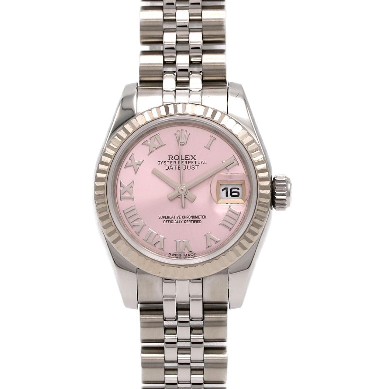 ロレックス デイトジャスト 179174 SSxWG 自動巻 ランダム番