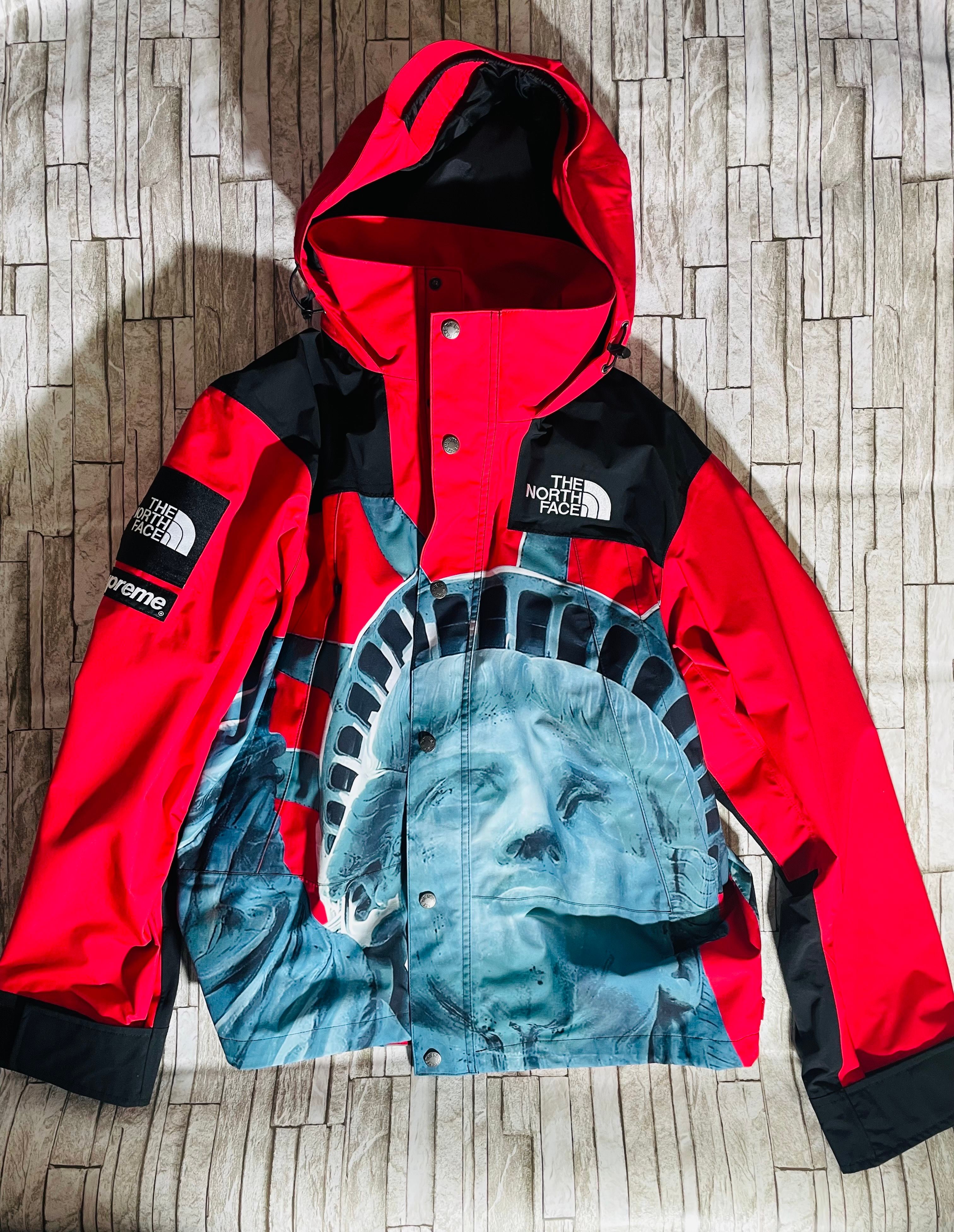 Supreme x The North Face Statue of Liberty Mountain Jacket "Red"