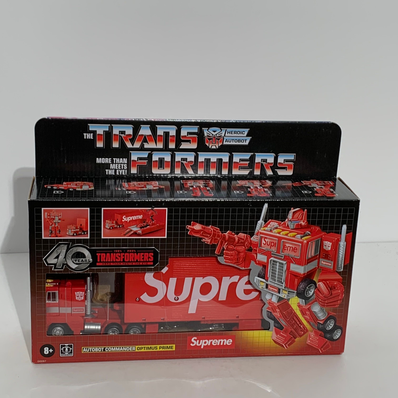 Supreme x Transformers G1 Optimus Prime Figure "Red"