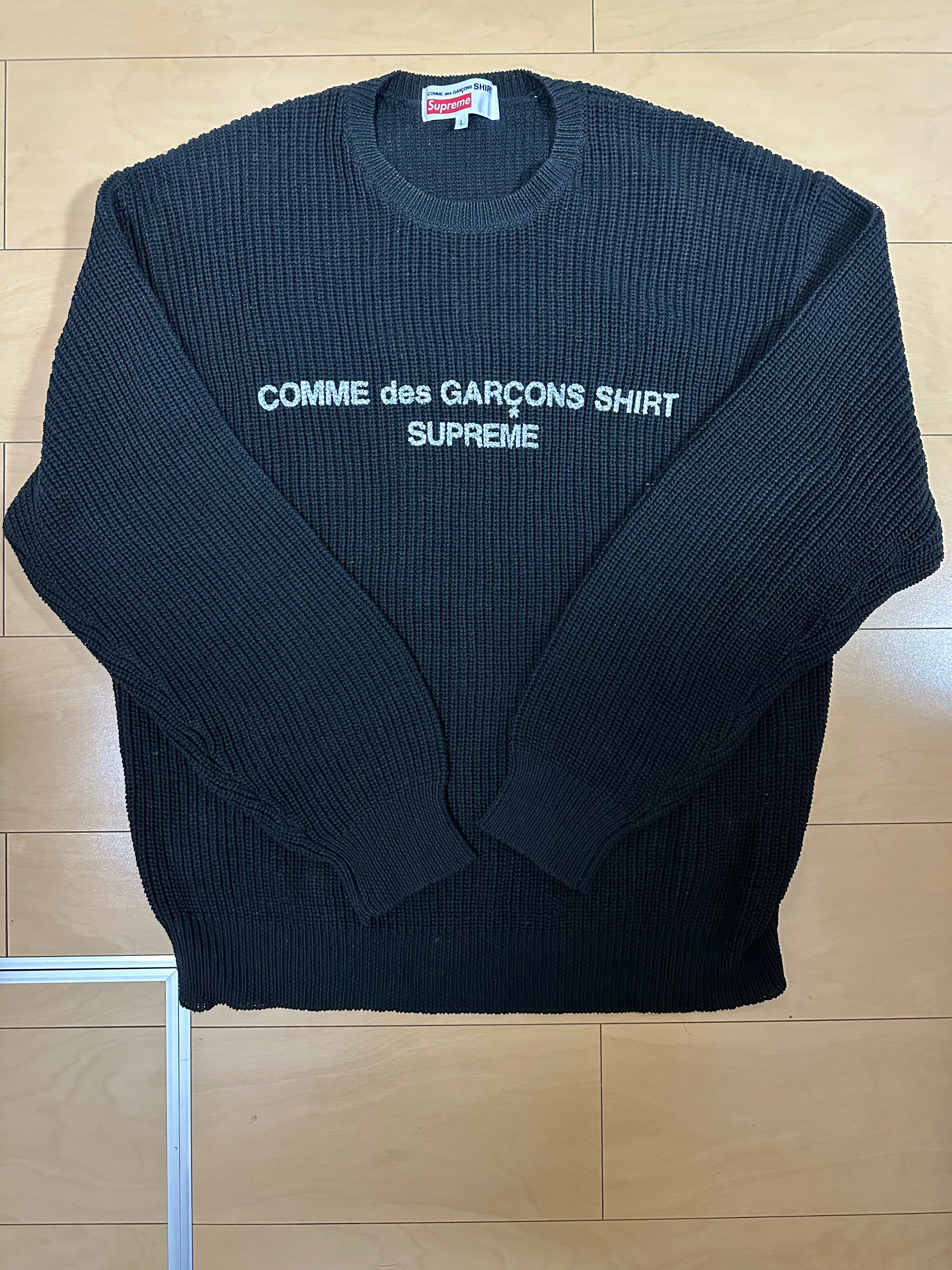Supreme / Comme des Garçons SHIRT® Sweater "Black"