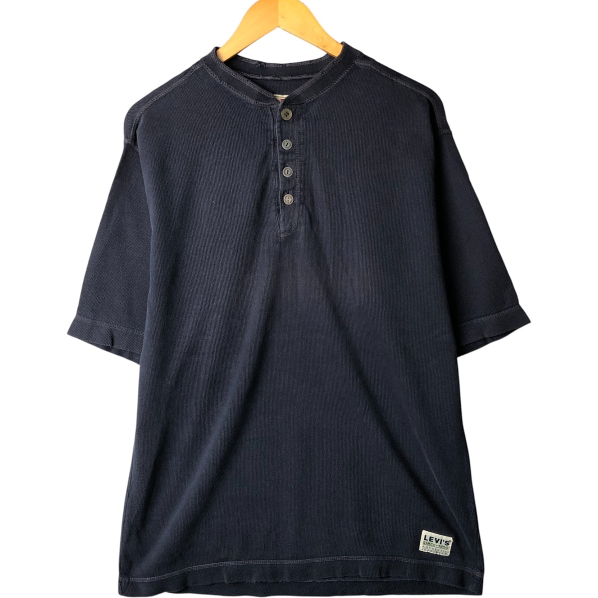 古着 90年代 リーバイス Levi's ヘンリーネックTシャツ メンズM相当 ヴィンテージ/eaa563574