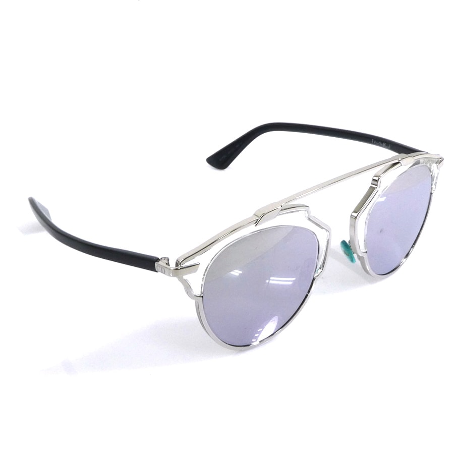 クリスチャンディオール Christian Dior サングラス メタル ブラック/シルバー ユニセックス【中古】 r11313r