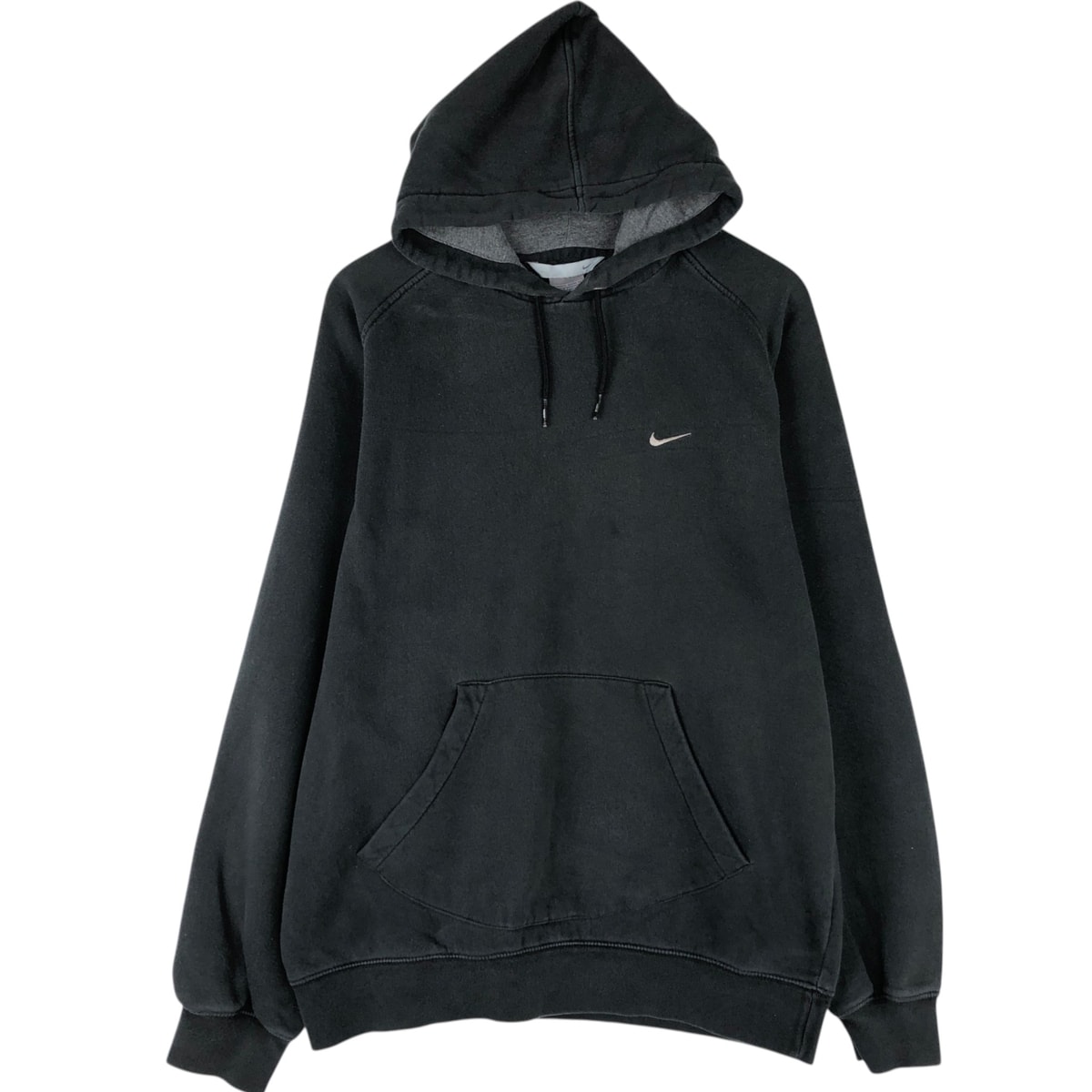 古着 00年代 ナイキ NIKE ワンポイント スウェットプルオーバーパーカー メンズL相当/eaa624034