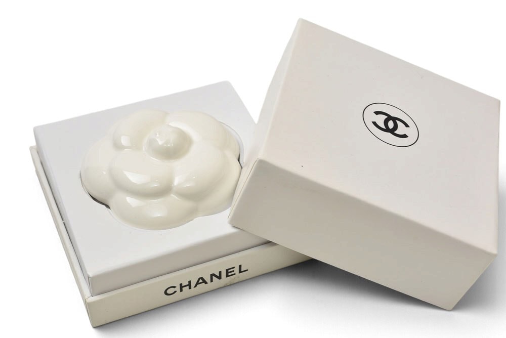 シャネル 未使用 ノベルティ インテリア小物 CHANEL セラミック カメリア アロマストーン【中古】