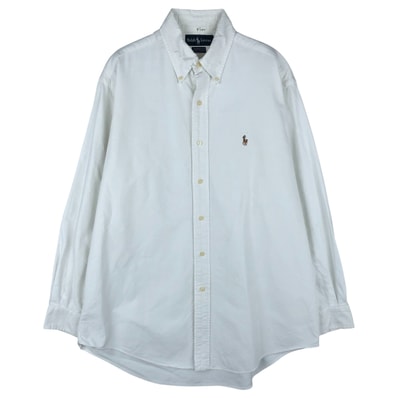 古着 ラルフローレン Ralph Lauren YARMOUTH 長袖 ボタンダウンシャツ メンズM相当/eaa610554