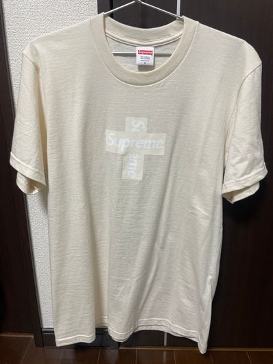 Supreme Cross Box Logo Tee "Natural"