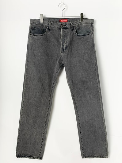 Supreme Regular Jean "Washed Black"(21FW)