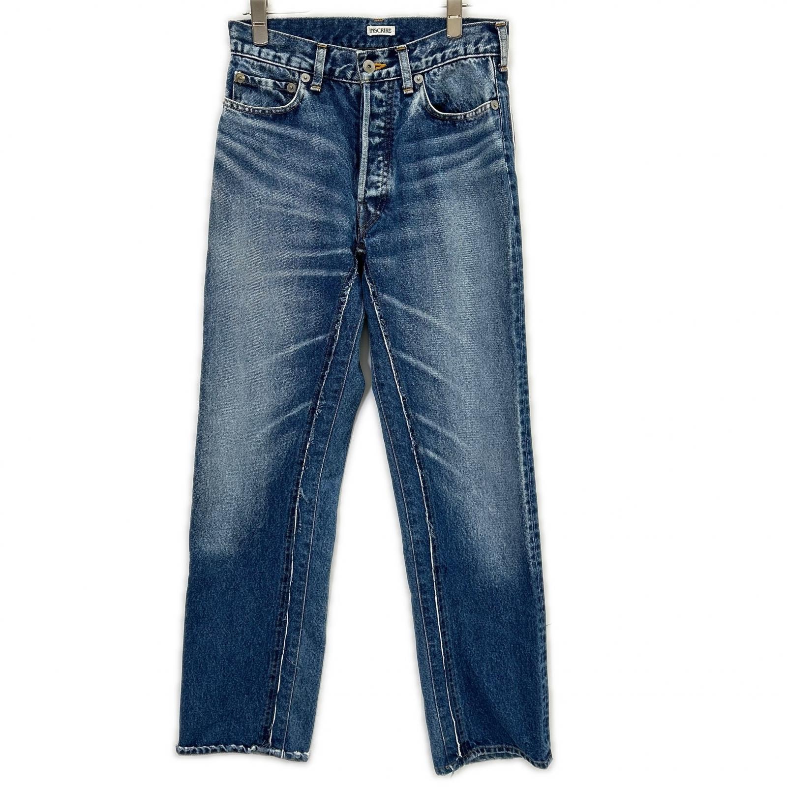 アンスクリア ID-PT12 Streight Patch Different Denim/ストレート パッチ ディファレント デニム 29