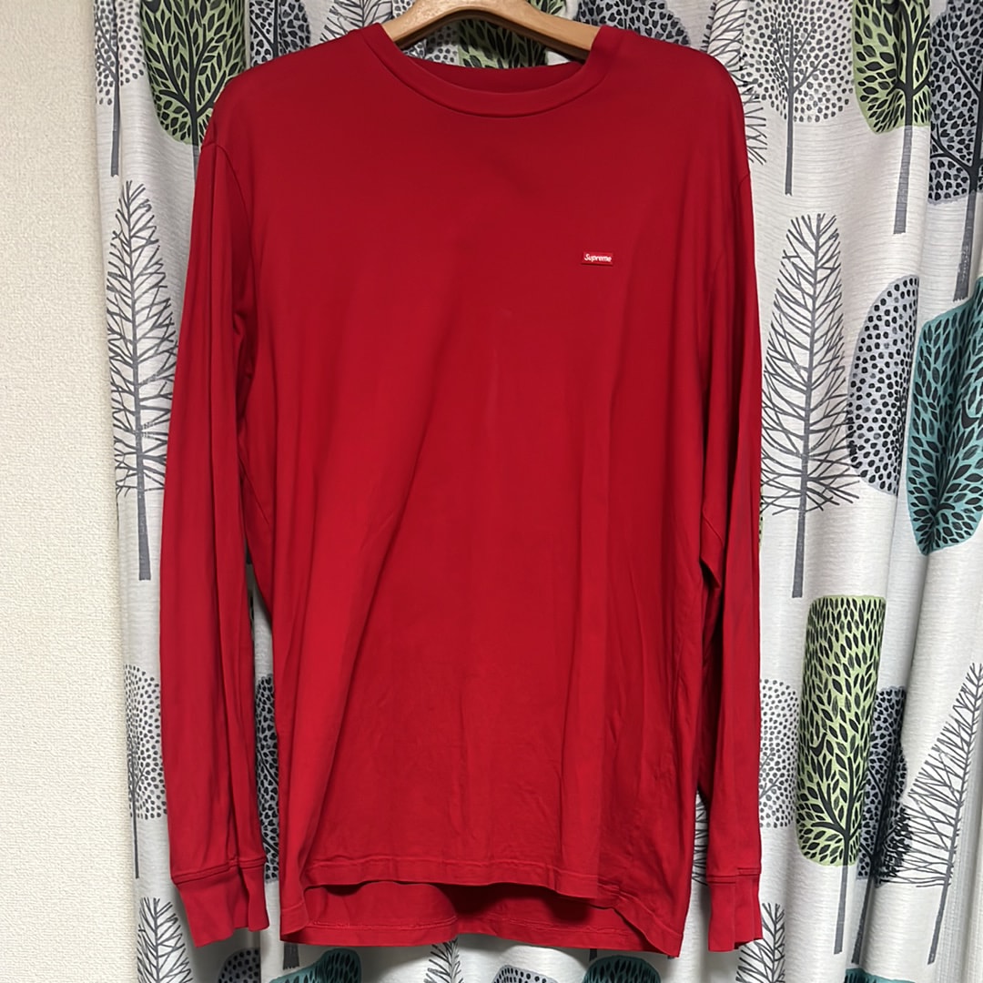 Supreme Small Box L/S Tee "Red"