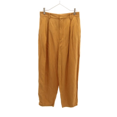 ZARA ザラ リネンブレンド パンツ M キャメル
